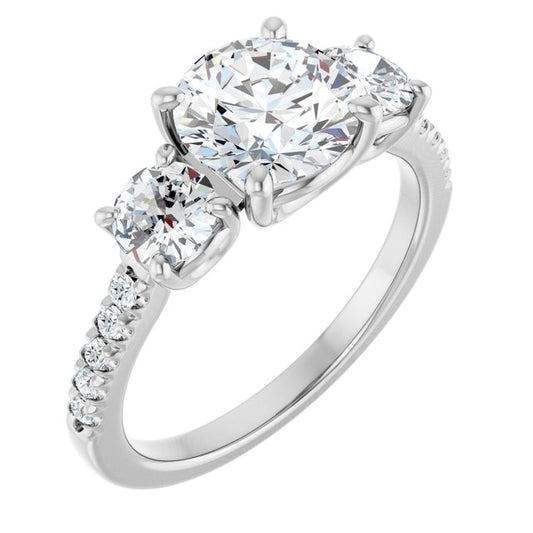 Three-Stone Engagement Ring