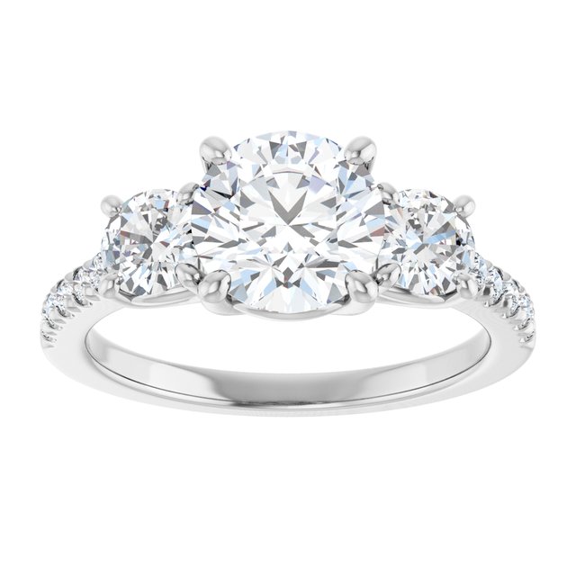 Three-Stone Engagement Ring