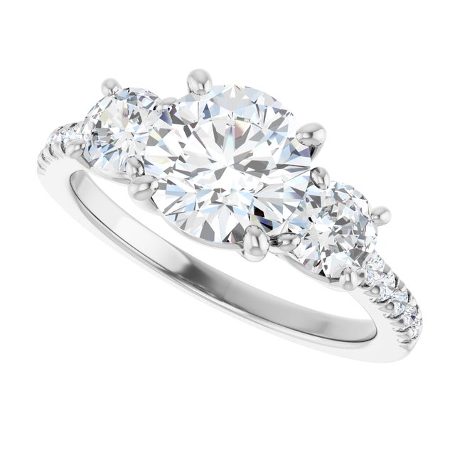 Three-Stone Engagement Ring