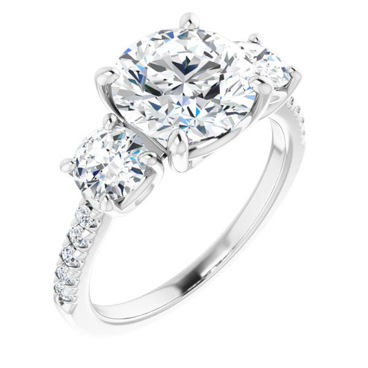 Three-Stone Engagement Ring