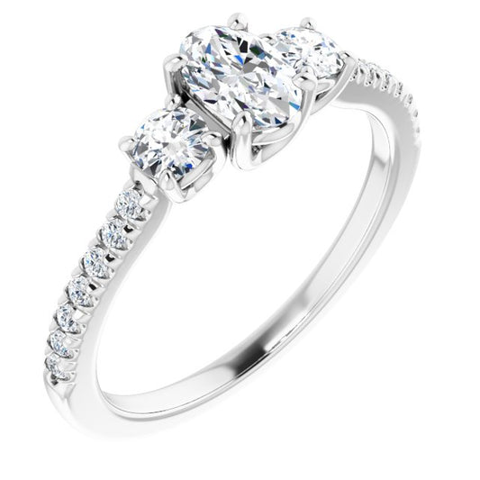 Three-Stone Engagement Ring