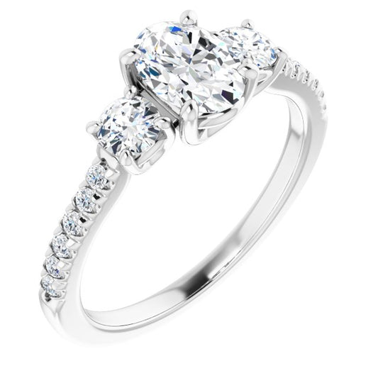 Three-Stone Engagement Ring