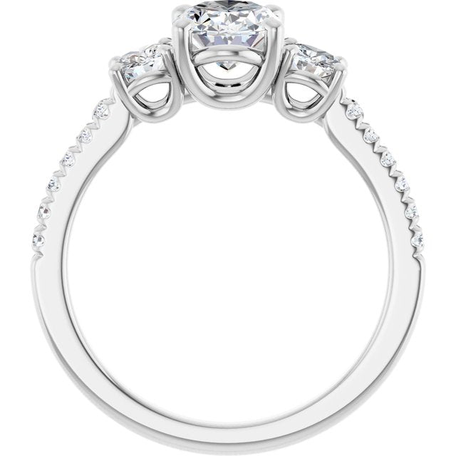 Three-Stone Engagement Ring