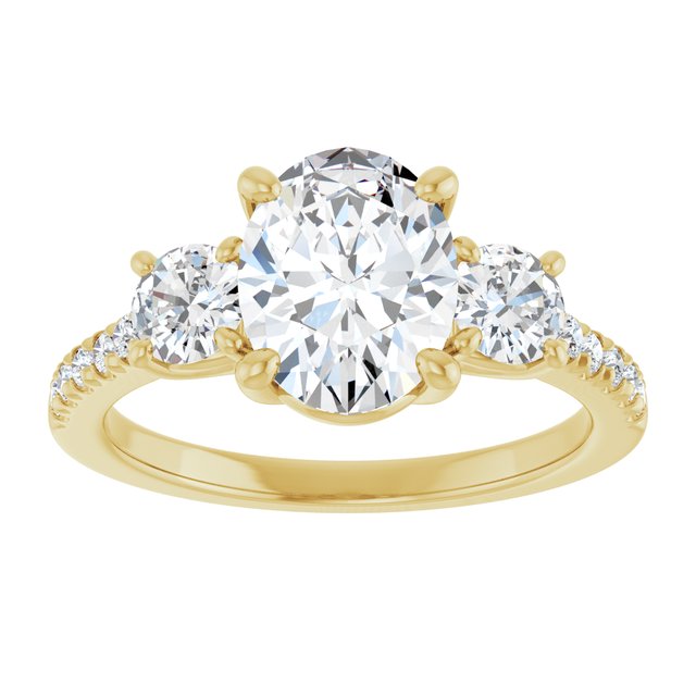 Three-Stone Engagement Ring