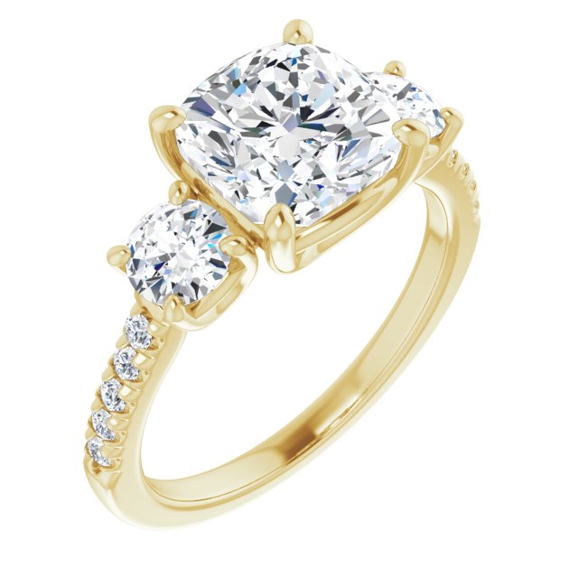 Three-Stone Engagement Ring