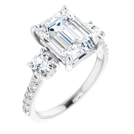 Three-Stone Engagement Ring