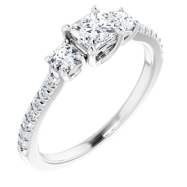 Three-Stone Engagement Ring