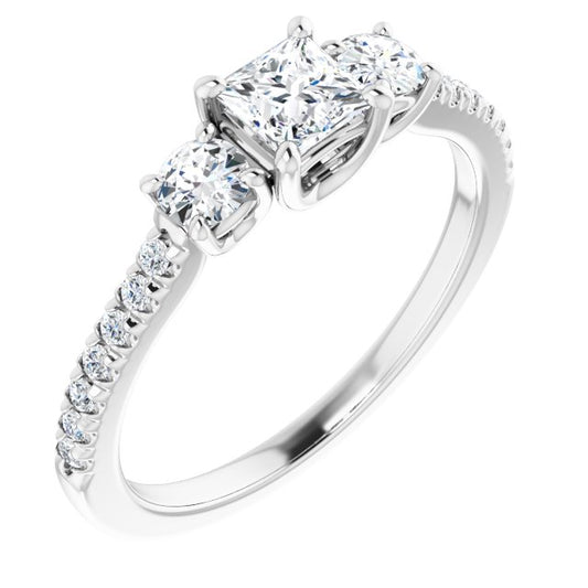 Three-Stone Engagement Ring