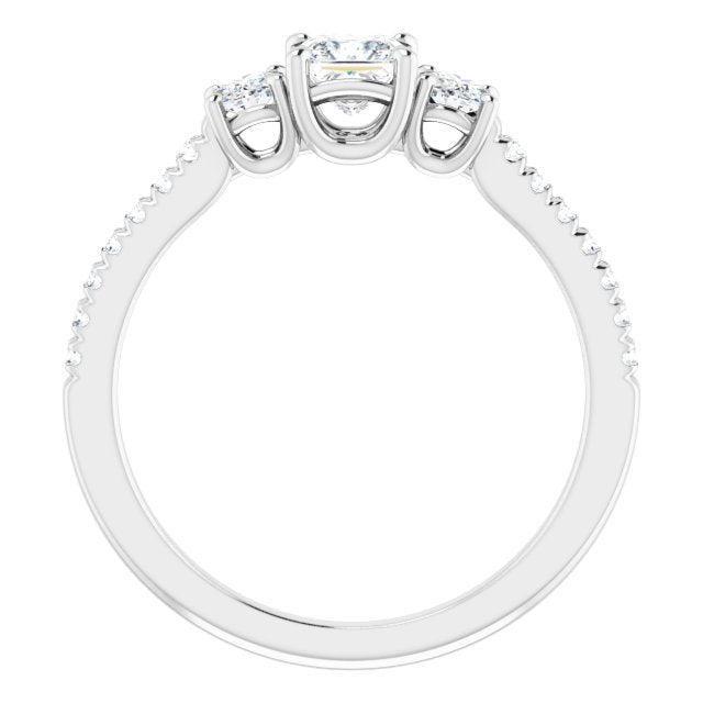 Three-Stone Engagement Ring