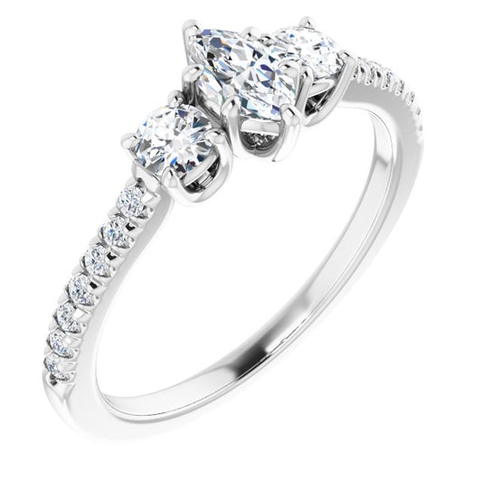 Three-Stone Engagement Ring