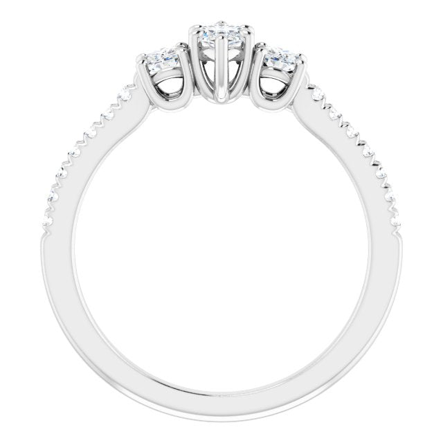 Three-Stone Engagement Ring
