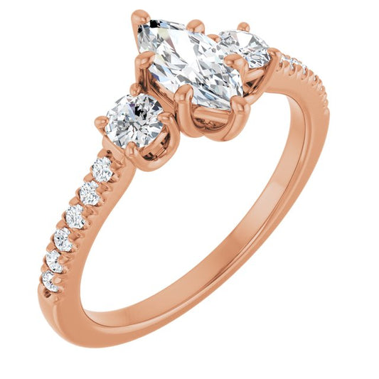 Three-Stone Engagement Ring