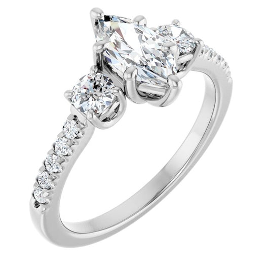 Three-Stone Engagement Ring
