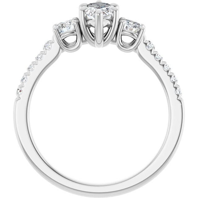 Three-Stone Engagement Ring