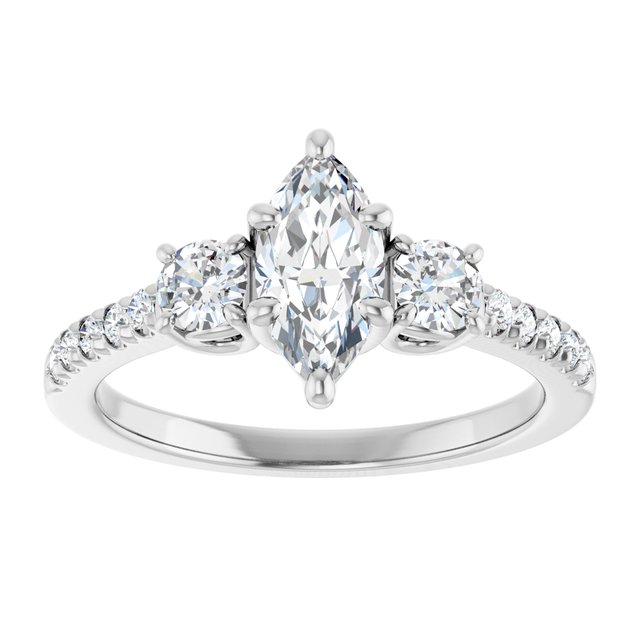 Three-Stone Engagement Ring