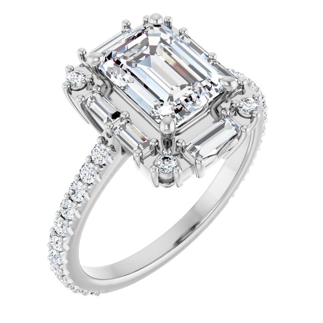 Halo-Style Engagement Ring
