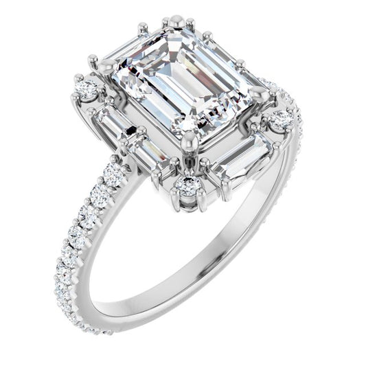 Halo-Style Engagement Ring