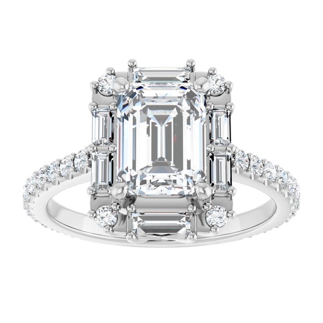 Halo-Style Engagement Ring
