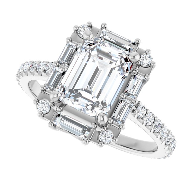 Halo-Style Engagement Ring