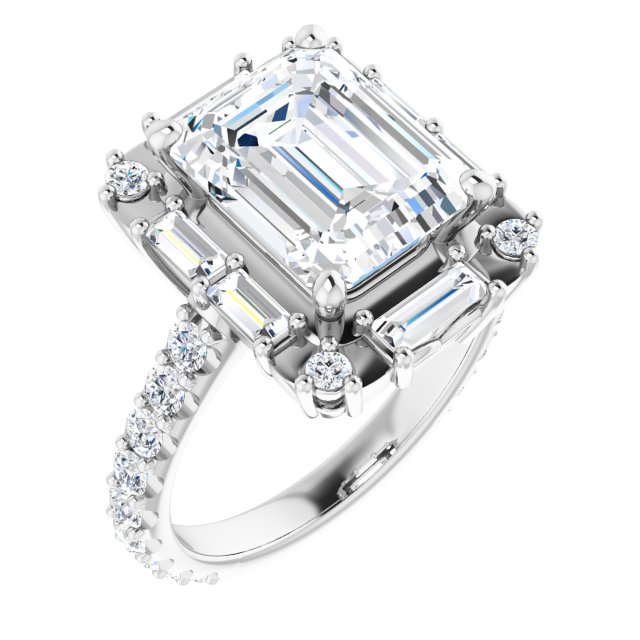 Halo-Style Engagement Ring