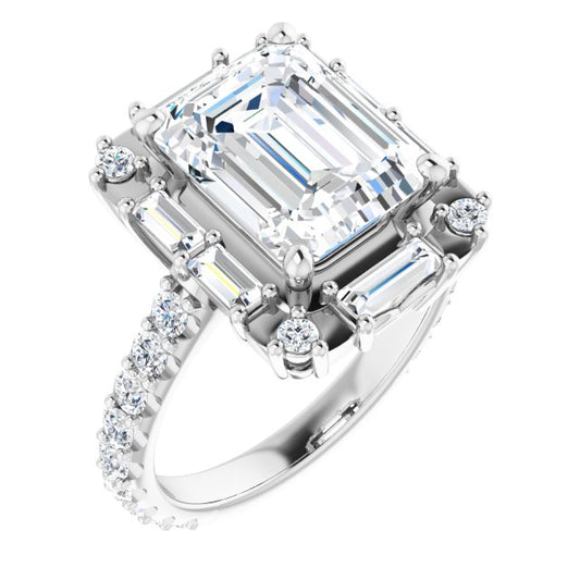 Halo-Style Engagement Ring