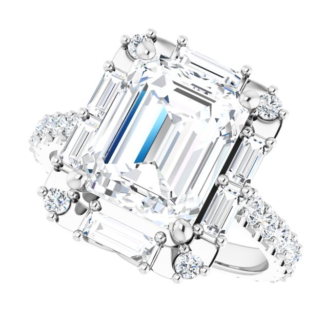 Halo-Style Engagement Ring