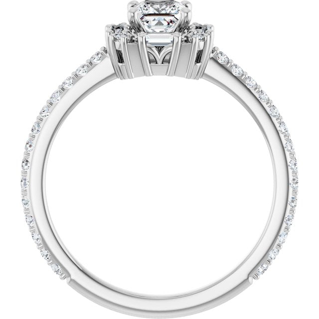 Halo-Style Engagement Ring