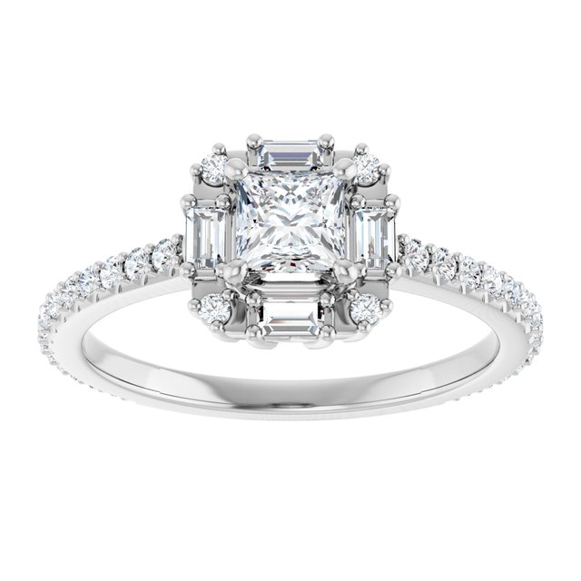 Halo-Style Engagement Ring