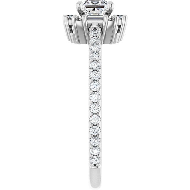 Halo-Style Engagement Ring