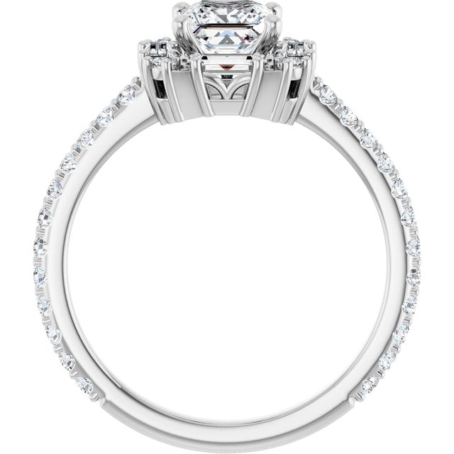 Halo-Style Engagement Ring