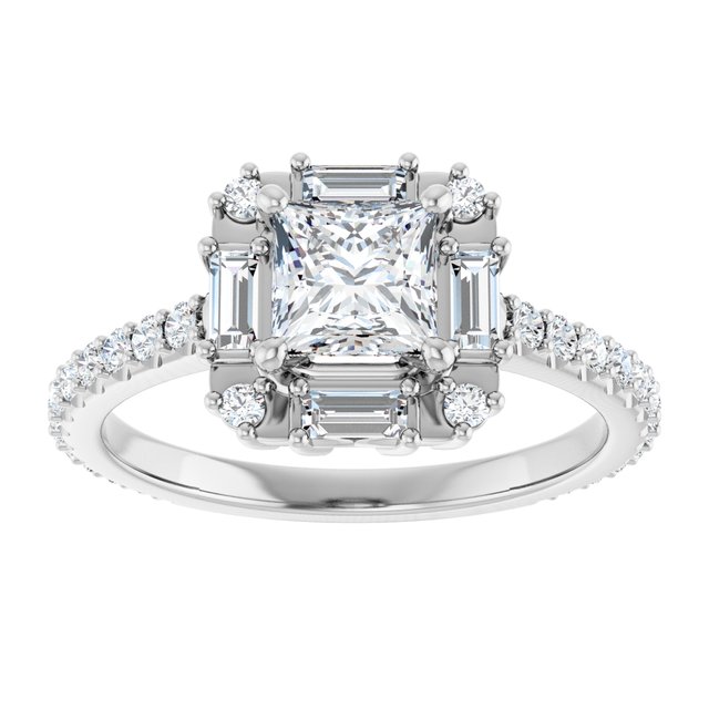 Halo-Style Engagement Ring