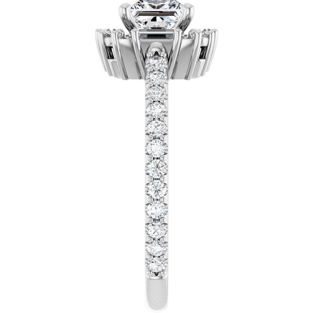 Halo-Style Engagement Ring