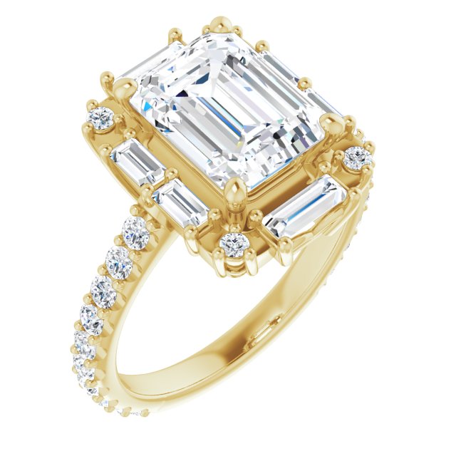 Halo-Style Engagement Ring