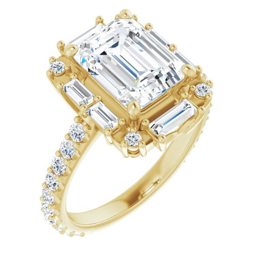Halo-Style Engagement Ring