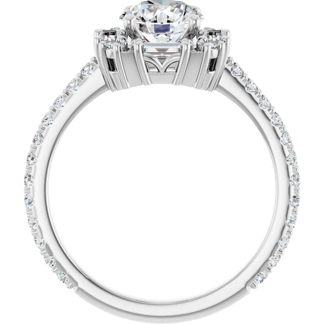 Halo-Style Engagement Ring