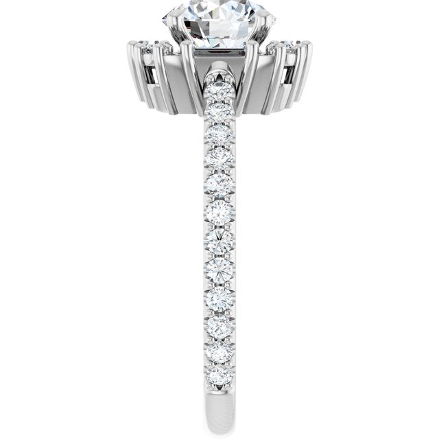 Halo-Style Engagement Ring