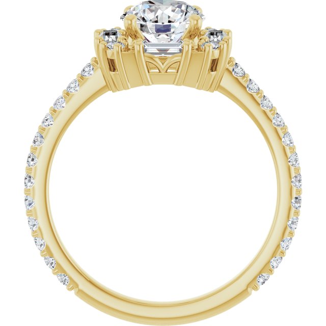 Halo-Style Engagement Ring