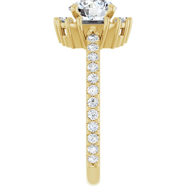 Halo-Style Engagement Ring