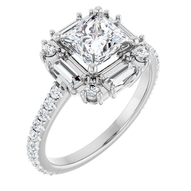Halo-Style Engagement Ring