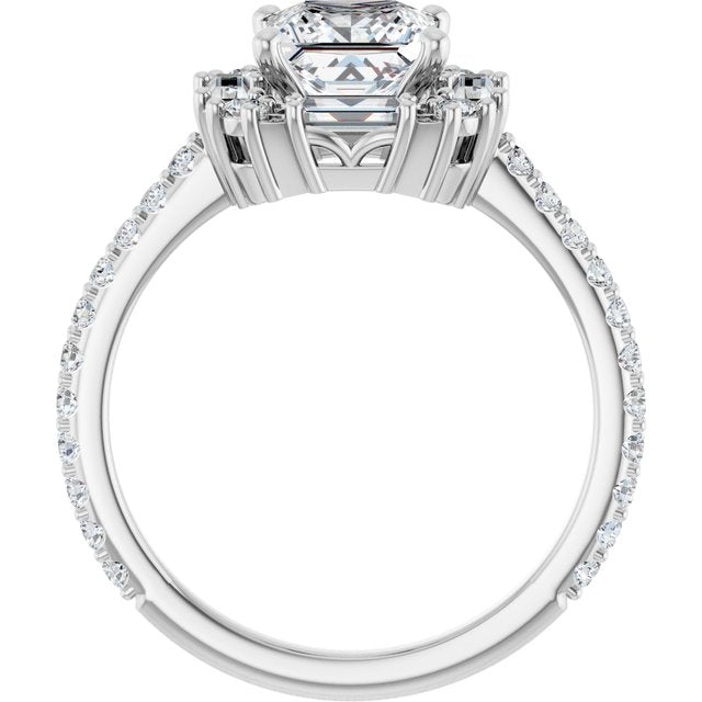 Halo-Style Engagement Ring