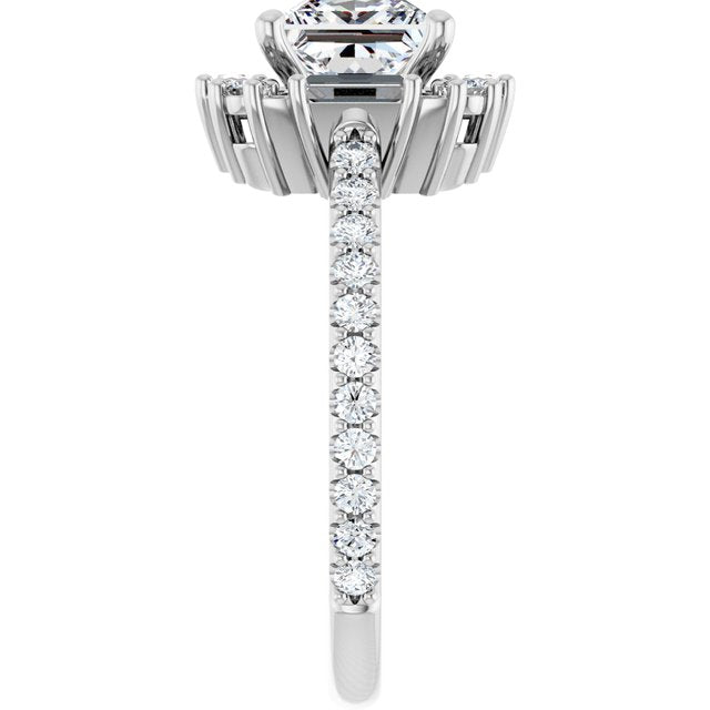 Halo-Style Engagement Ring