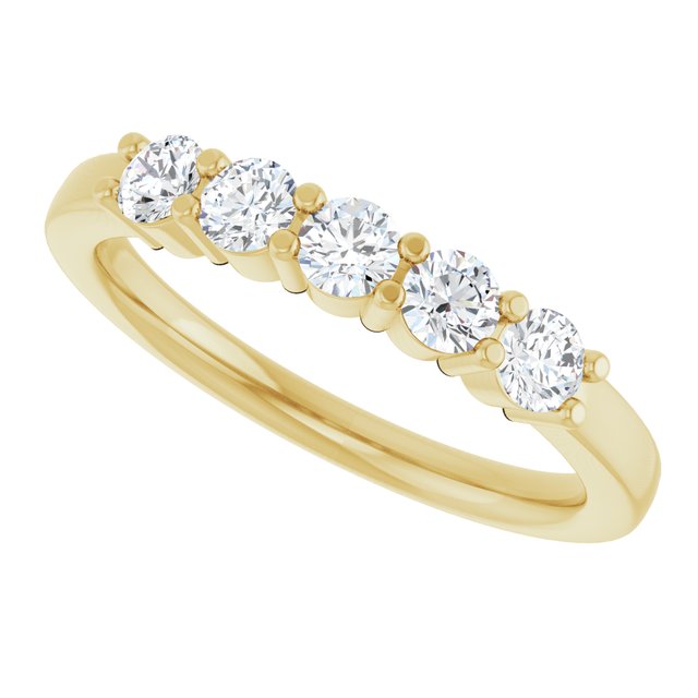 Five-Stone Anniversary Band