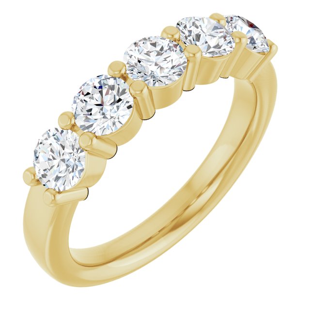 Five-Stone Anniversary Band
