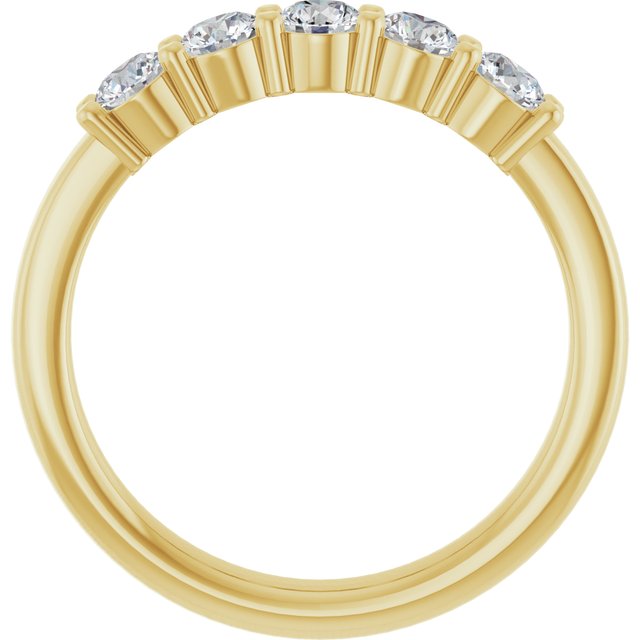 Five-Stone Anniversary Band