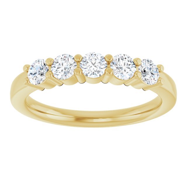 Five-Stone Anniversary Band