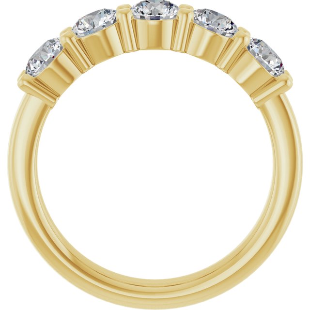 Five-Stone Anniversary Band