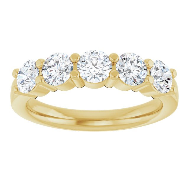 Five-Stone Anniversary Band