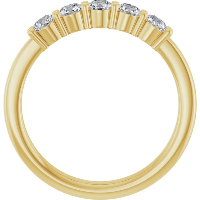 Five-Stone Anniversary Band