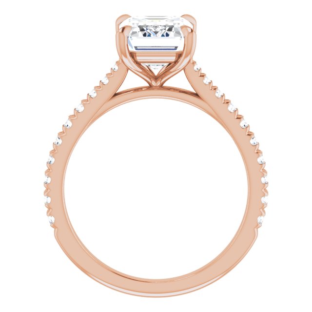 French-Set Engagement Ring