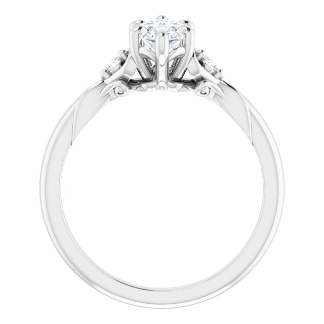 Accented Engagement Ring